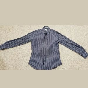 EXPRESS Striped Fitted Shirt Sz S 14-141/2
